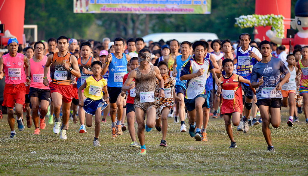 Sunday morning jogging
